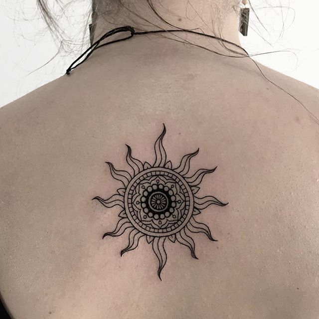 640x640 Most Incredible Sun Tattoo Design Pictures And Images