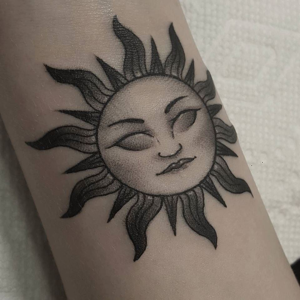 960x960 50 Amazing Sun Tattoo Ideas With Great Symbolic Meaning