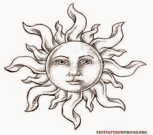 520x459 Sun Tattoo Free Tattoo Pictures
