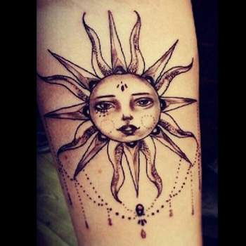 350x350 Sun Tattoo Meanings