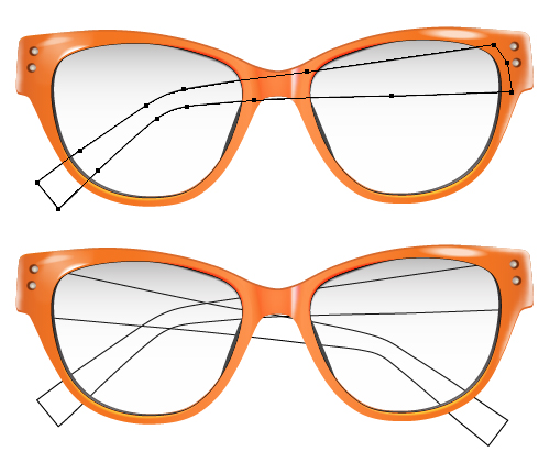 500x420 Illustrator Tutorial Create A Summer Sunglasses