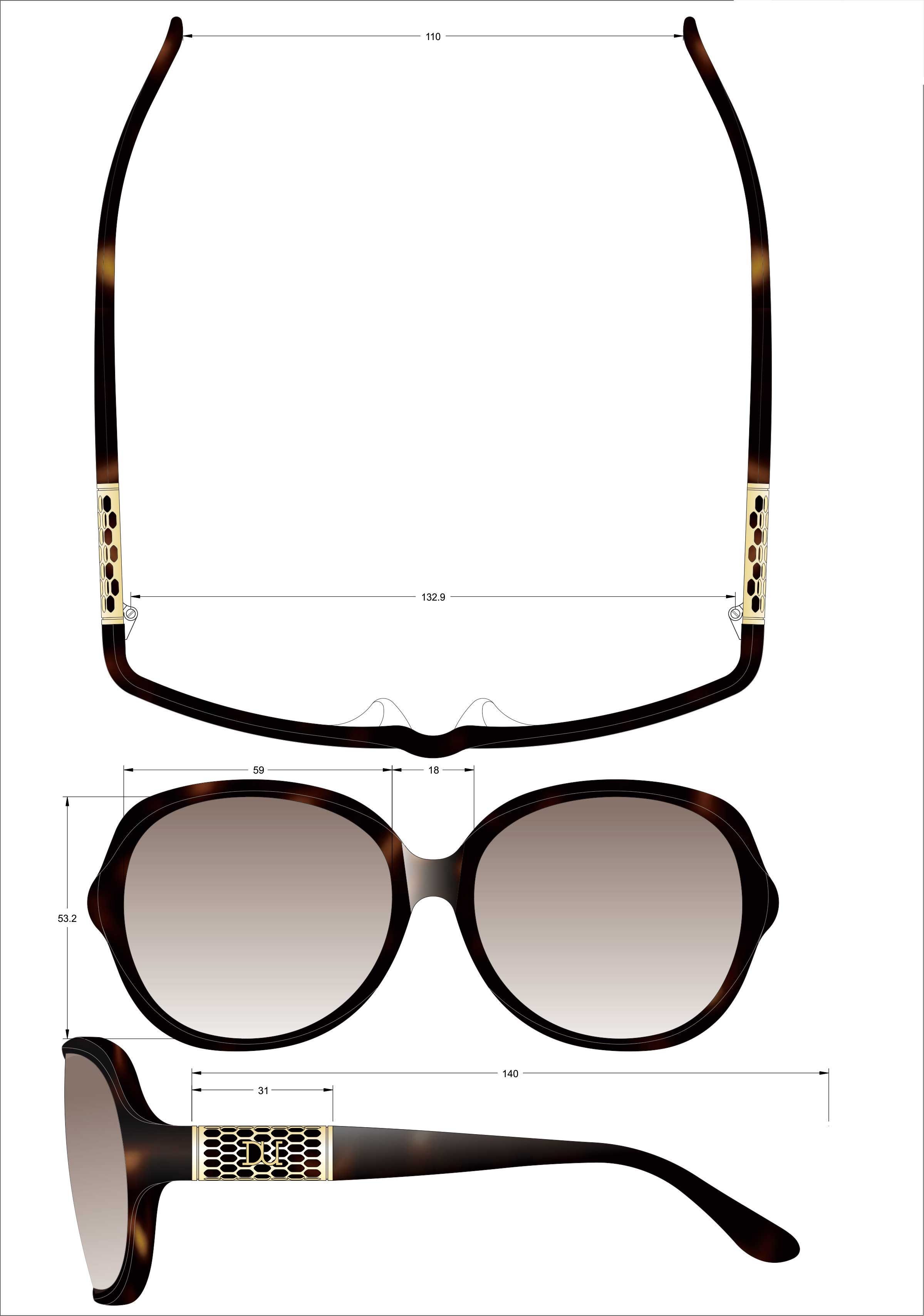 2399x3416 Women Sunglasses Fashion Drawing Woods