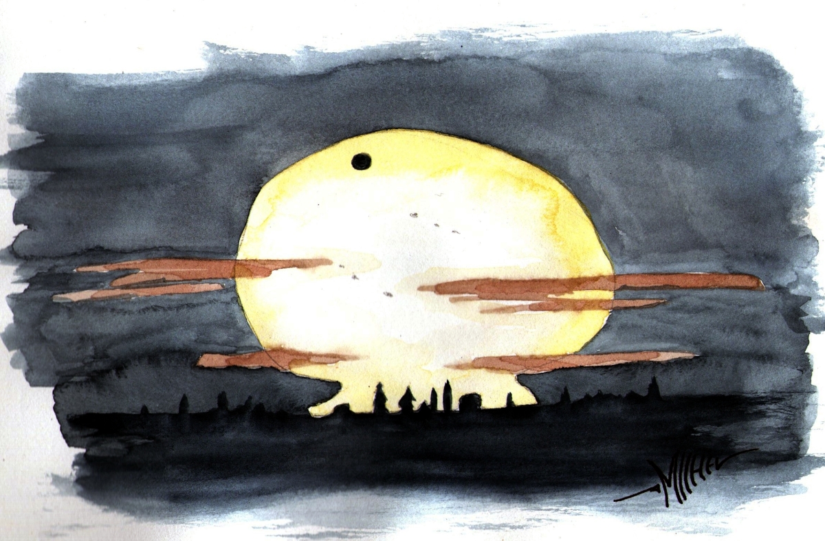 1200x787 Sunrise Transit Astronomy Sketch Of The Day