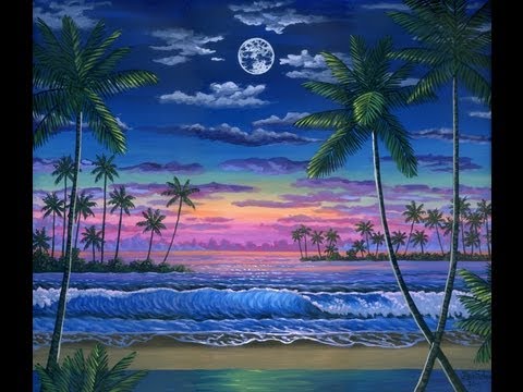 480x360 How To Paint Moon Sunset Complete Painting Video Class Landscape