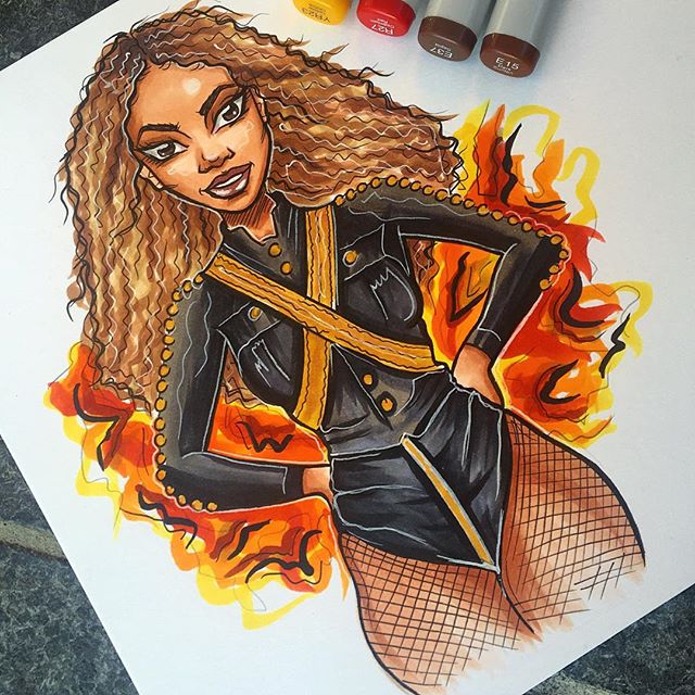 640x640 Beyonce Super Bowl 50 Art By Shannon Hansen