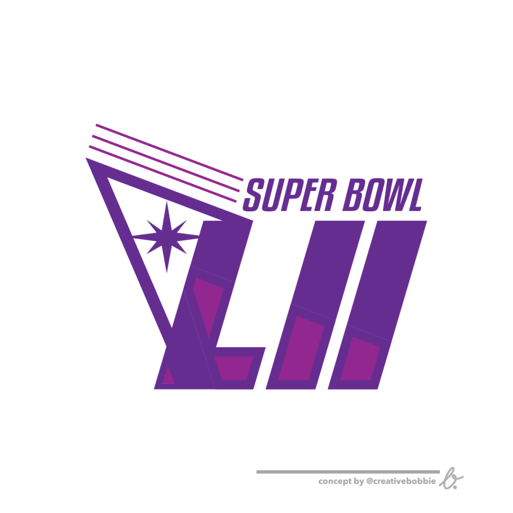 1024x1024 How To Create A Logo For Super Bowl 52 Like The Logos Of Old