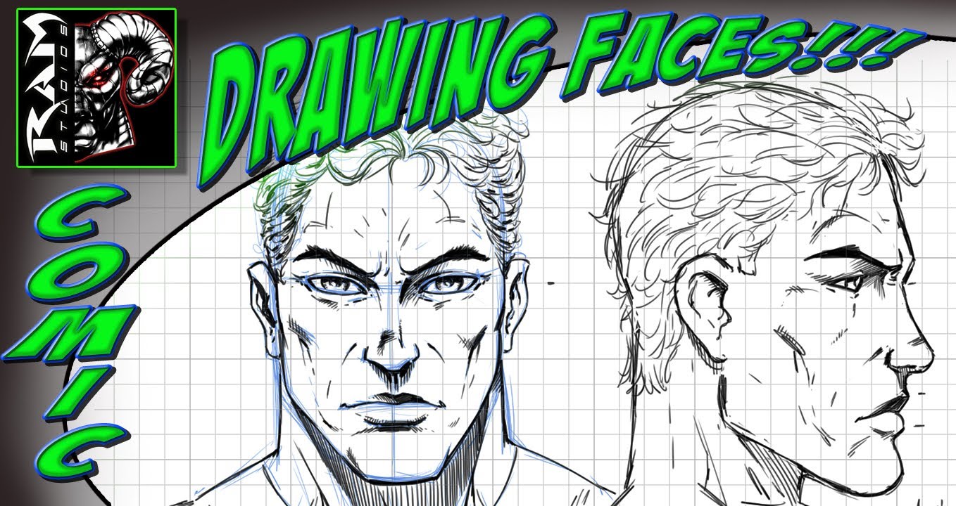 1358x720 Drawing A Super Hero Face