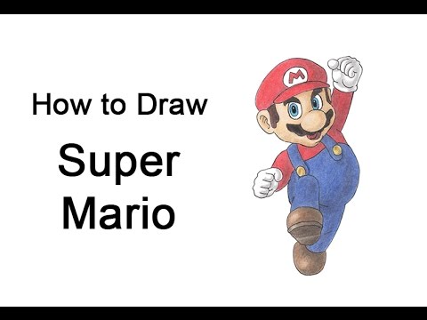 480x360 How To Draw Super Mario (Full Body)