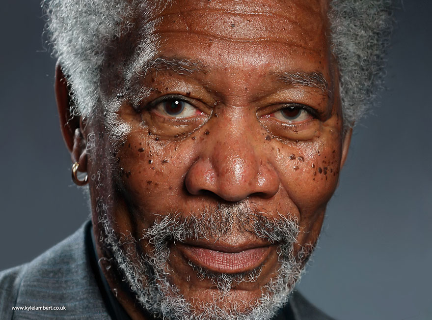 880x651 This Picture Of Morgan Freeman Is The Most Realistic Finger