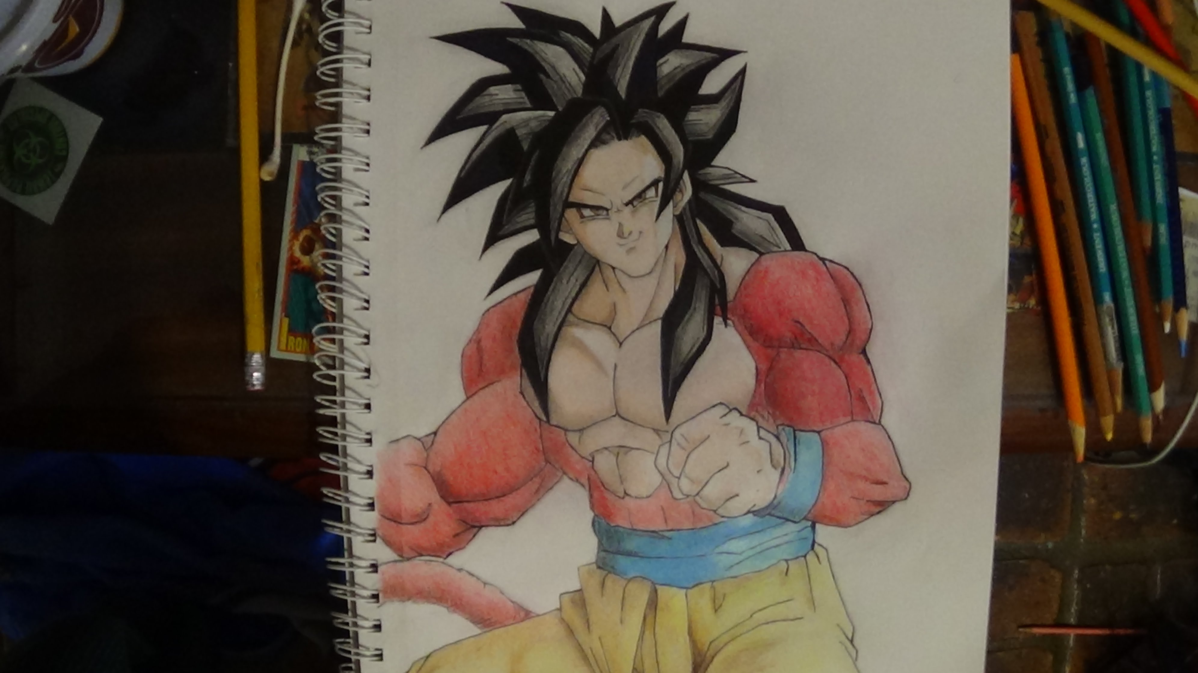 3984x2240 Goku Super Saiyan Drawings In Pencil My Pencil Amp Ink Drawing