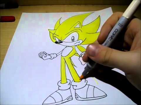 480x360 How To Draw Super Sonic!!!