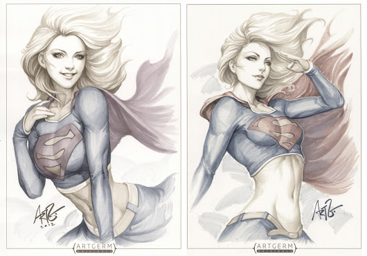 530x370 Supergirl. The Best Drawing I Have Seen In A While. (C) +artgerm