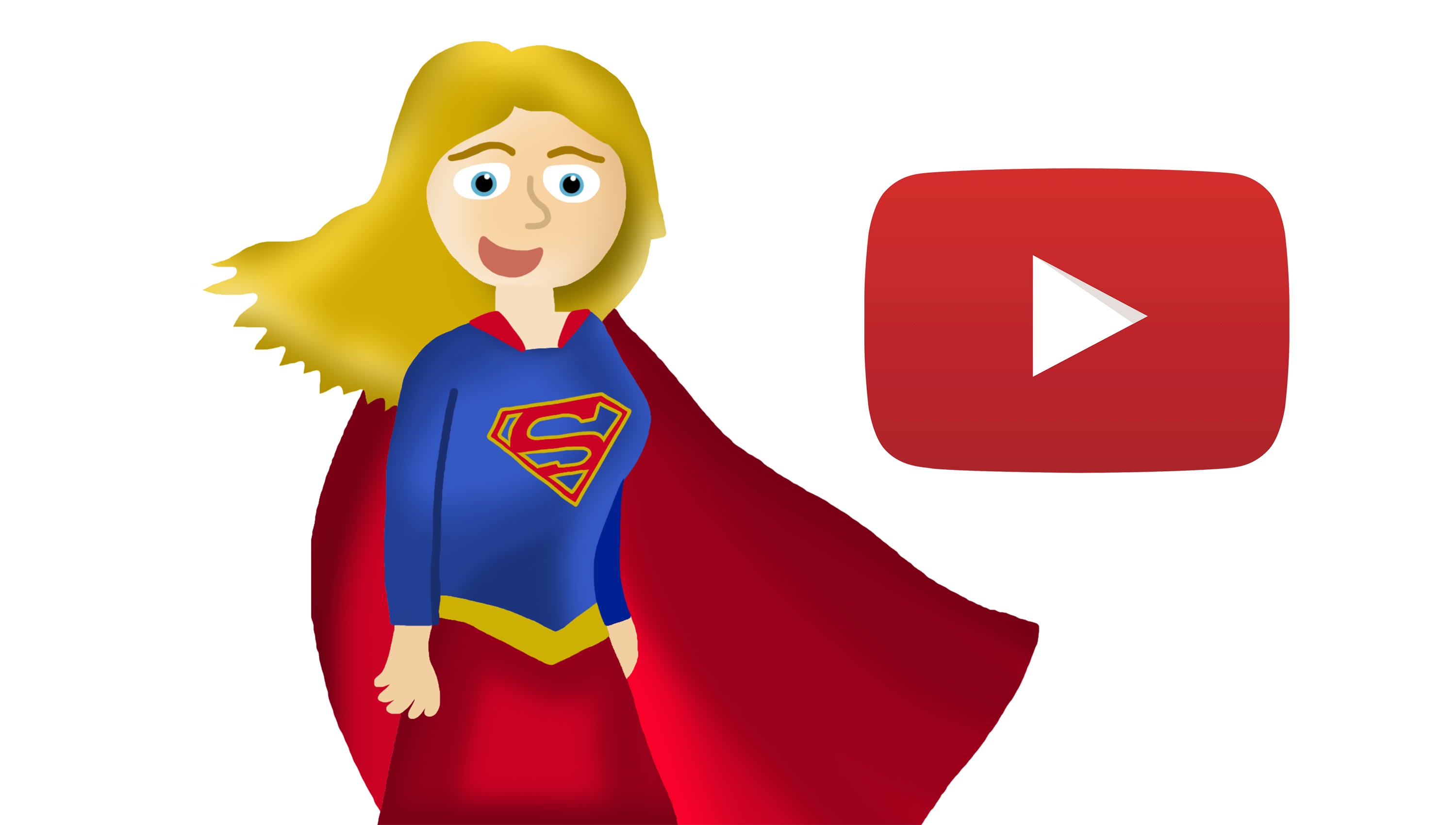 3000x1700 How To Draw Supergirl