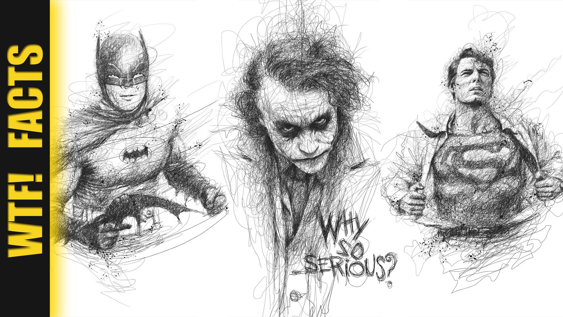 1920x1080 Incredible Scribbled Pencil Drawings Of Musicians Amp Super Heroes