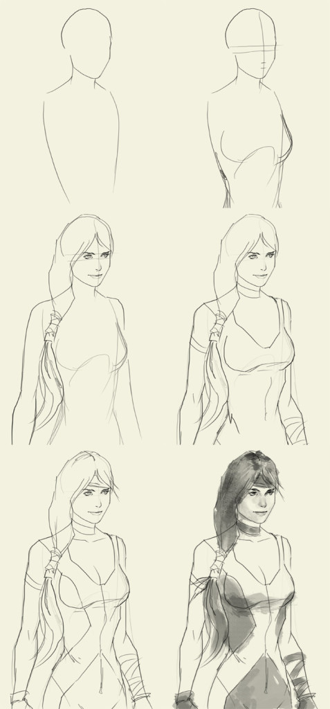 477x1024 How To Draw A Female Superheros (11) Super Mom Comic