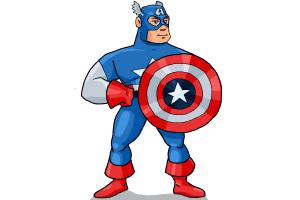 300x200 How To Draw Superhero Step By Step