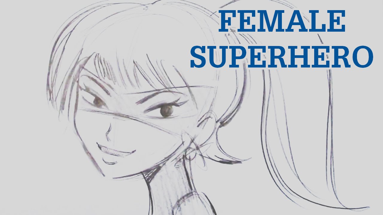 1280x720 How To Draw A Female Superhero