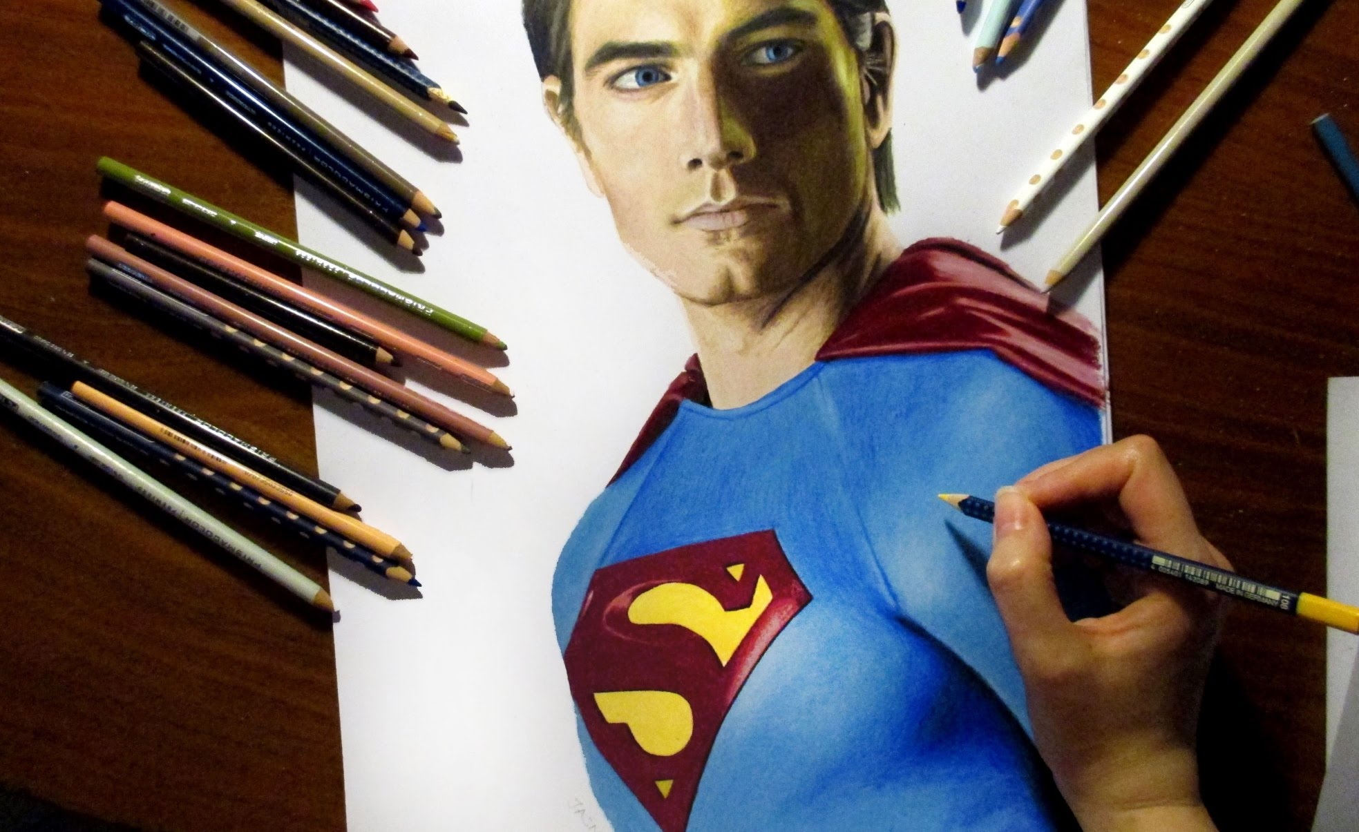 1967x1205 Speed Drawing Superman