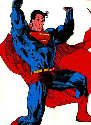 363x500 Superman Drawing Ink And Colored Pencils All My Drawings