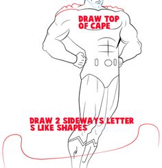 236x245 How To Draw Superman With Easy Step By Step Drawing Tutorial