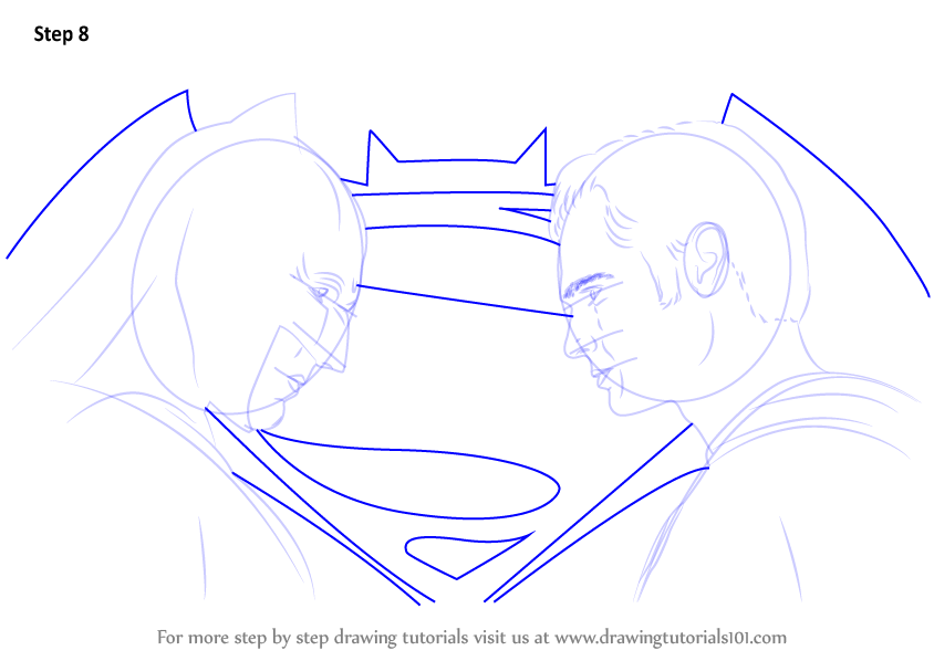 844x598 Learn How To Draw Batman Vs Superman (Batman V Superman Dawn