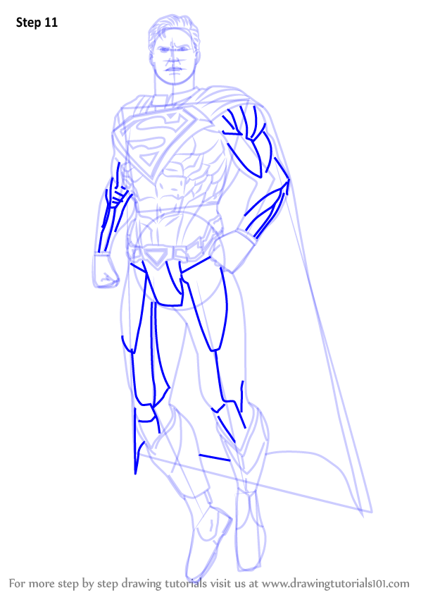 598x844 Learn How To Draw Superman From Injustice