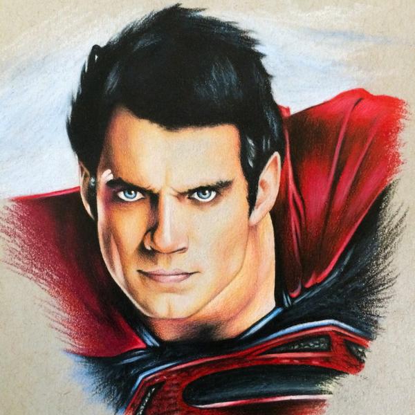 Superman Pencil Drawing at GetDrawings | Free download