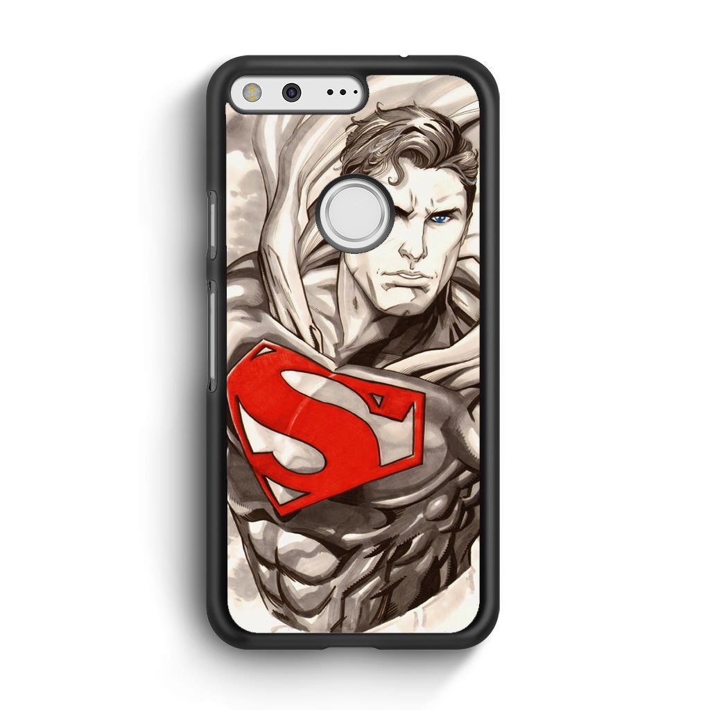 1024x1024 Superman Pencil Drawing Google Pixel Xl Case