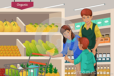 400x267 Supermarket Drawing