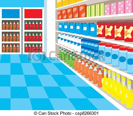 450x393 Supermarket Vector Clip Art