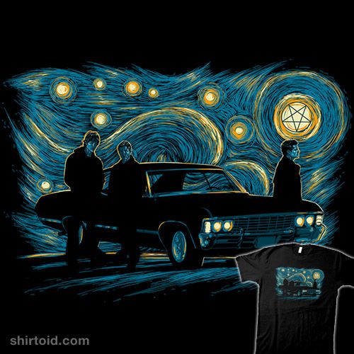 500x500 Hunters Night Winchester, Supernatural And Castiel