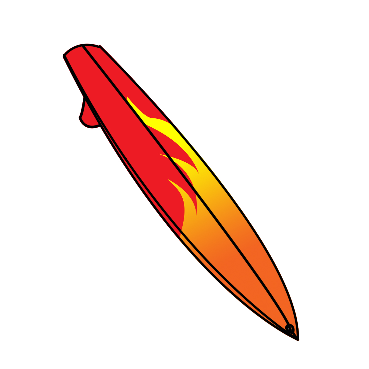 1200x1200 How To Draw A Surfboard 6 Steps (With Pictures)