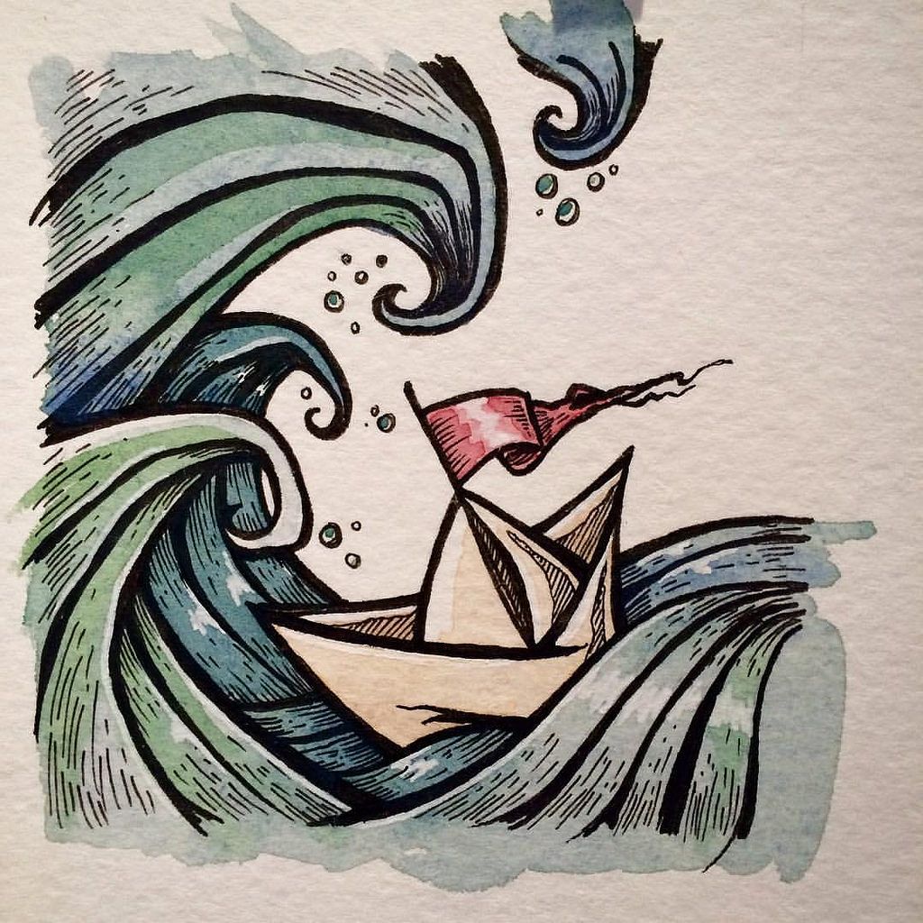 1024x1024 Paper And Boats Welcome To My Life!