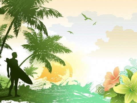 480x360 Surfing Drawing Wallpapers,water Sports Wallpapers Amp Pictures Free