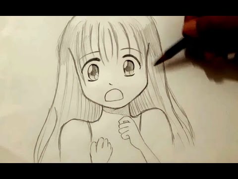 480x360 How To Draw Shocked Girl Surprised Manga