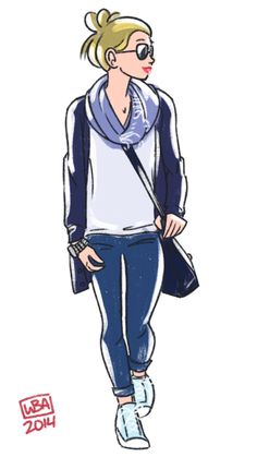 236x419 Cute Girl In Skirt And Suspenders Fashion Studies (My Art