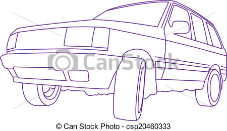 450x261 Suv Outline Vectors