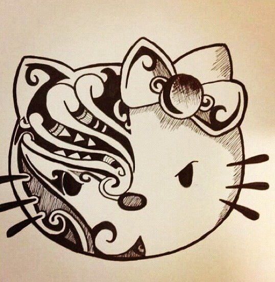 538x552 Drawing, Hello Kitty, Swag