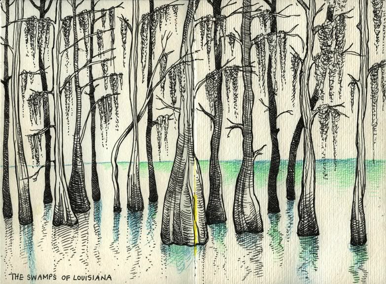 783x577 Swamp Thing ,tommy Kane's Art Blog New Orleans~art