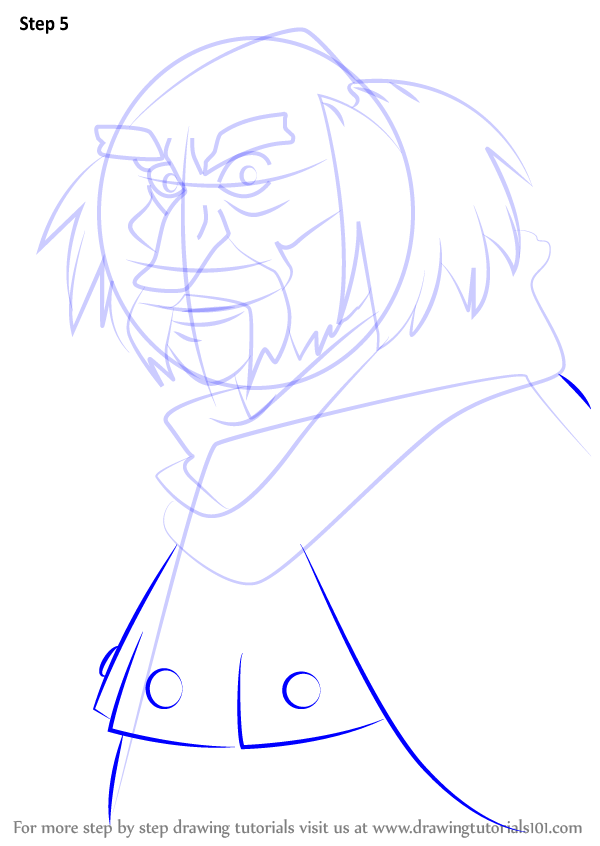 600x846 Learn How To Draw Rothbart From The Swan Princess (The Swan