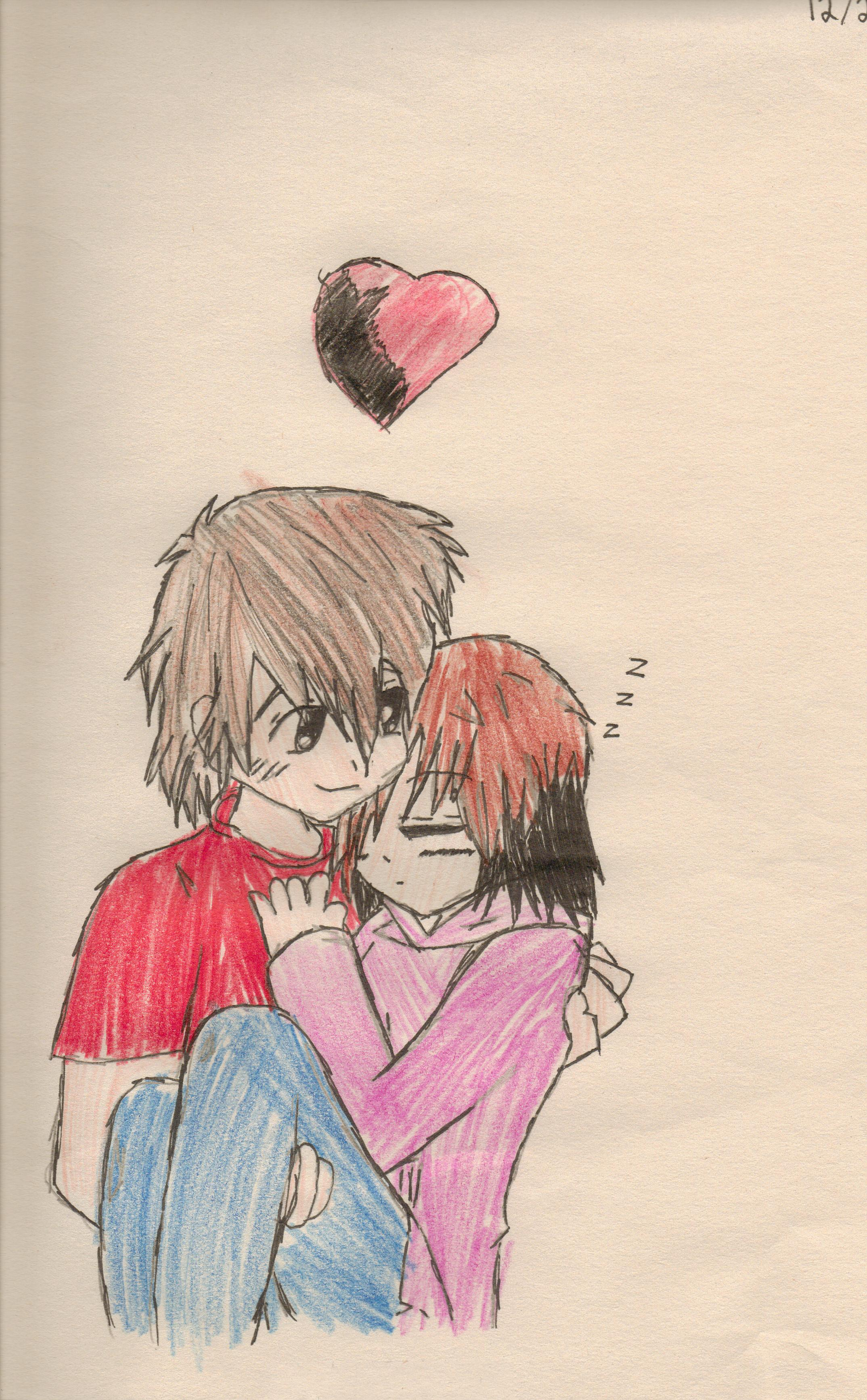 2148x3468 How To Draw Sweet Couple