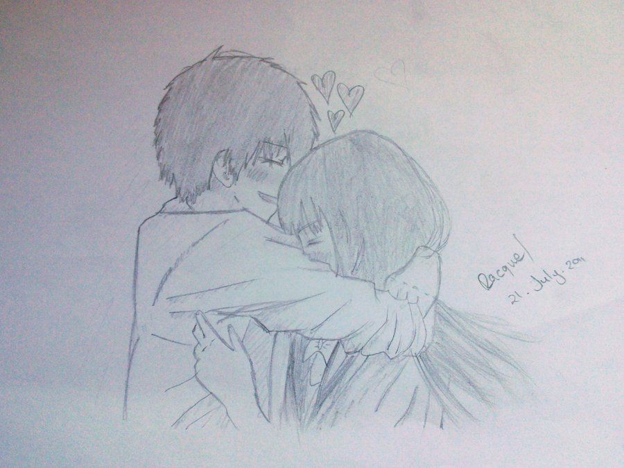 900x675 Drawings Couples Download Cute Anime Couple Drawing