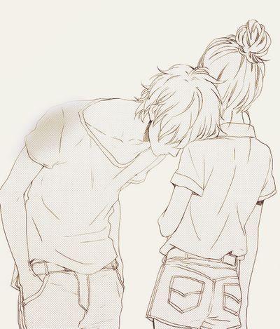400x469 Photos Anime Couples Sketch,