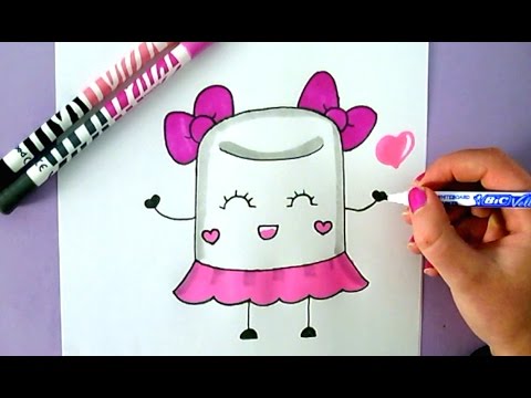 480x360 How To Draw A Cute Marshmallow