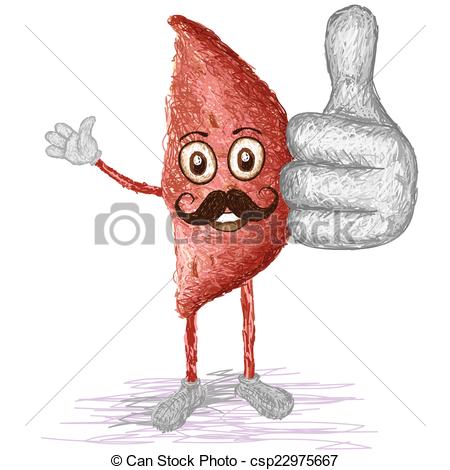 450x470 Sweet Potato Mustache. Unique Style Illustration Of Funny, Clip
