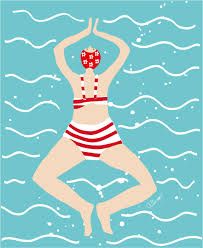 203x248 Swimmer Drawing