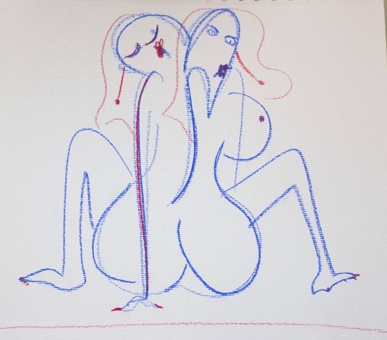 770x675 Saatchi Art Mood Swing Drawing By Jess Linden