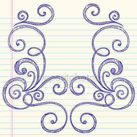 450x450 How To Draw Swirl Patterns Sketchy Hand Drawn Notebook Doodles