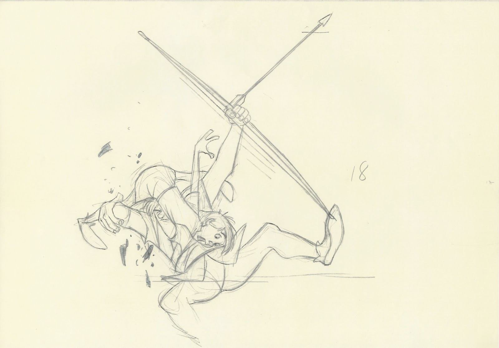1600x1116 Sword In The Stone Kay And Wart Milt Kahl, Production Drawing