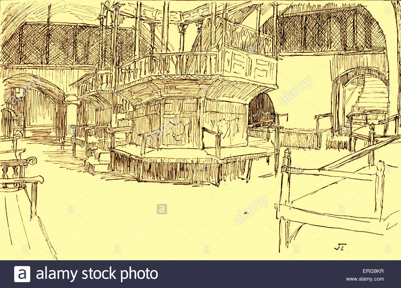 1300x934 Synagogue In Jerusalem In Late 19th Century. Drawing By James